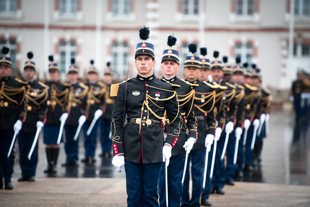 Cérémonie école sabre EOGN 1923