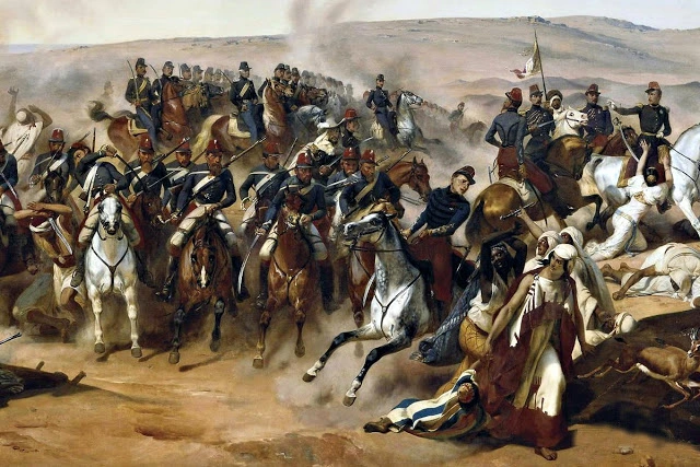 Bataille de Smala cavalerie française sabre