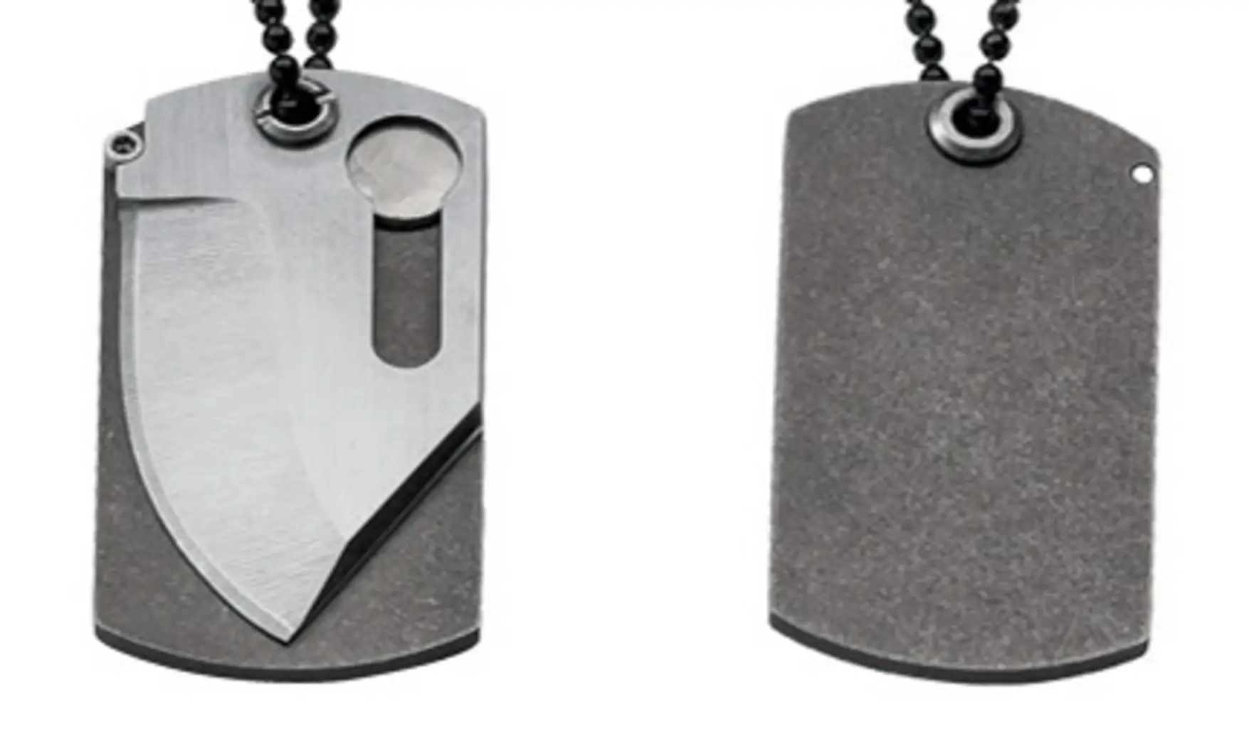 Médaille couteau caché